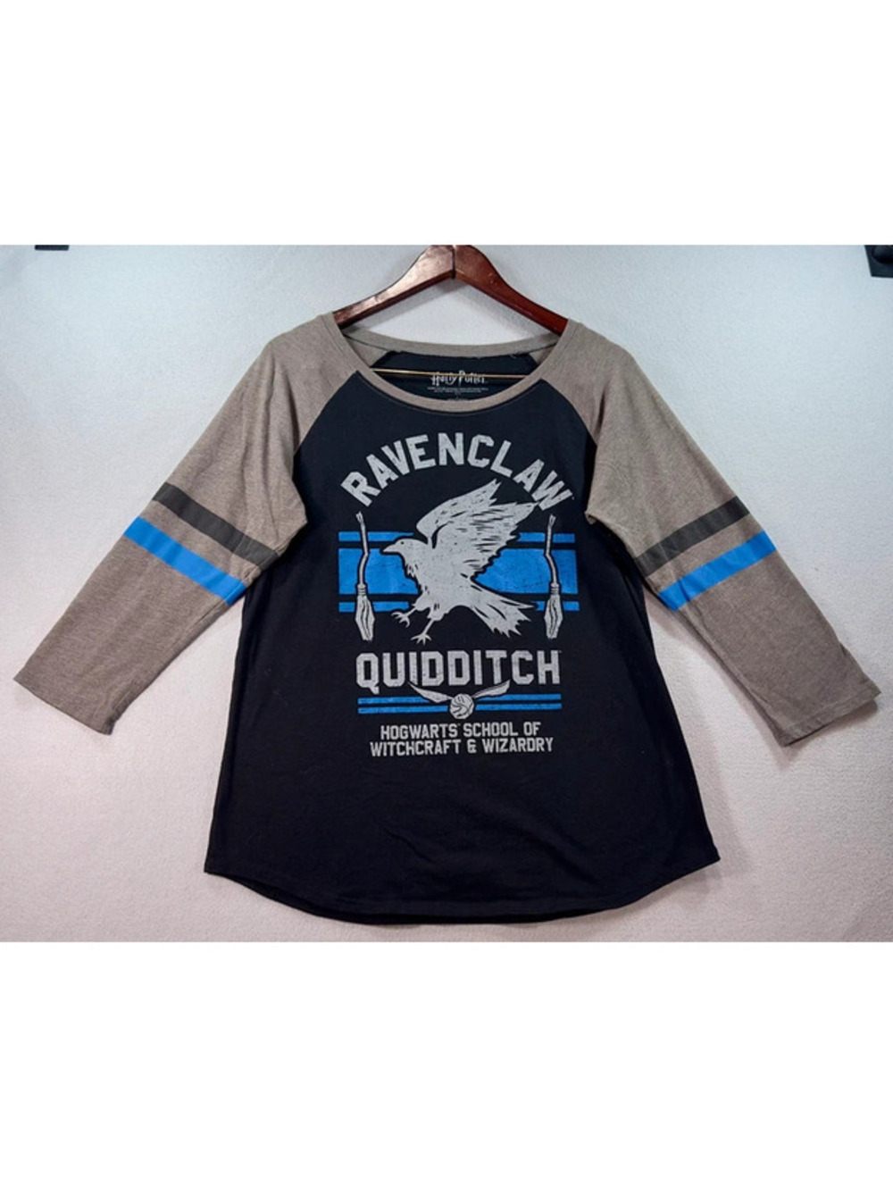 Nike Dri-FIT Blue Swoosh Graphic Tee Size L A008